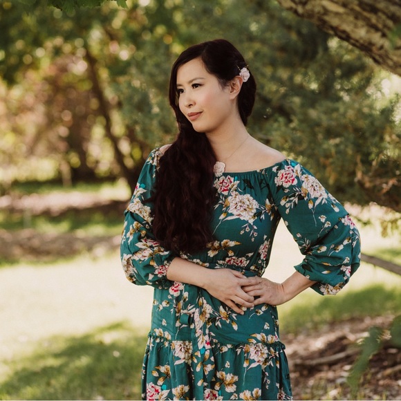 Parisian floral dress - Picture 4 of 4